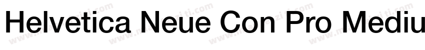 Helvetica Neue Con Pro Medium字体转换